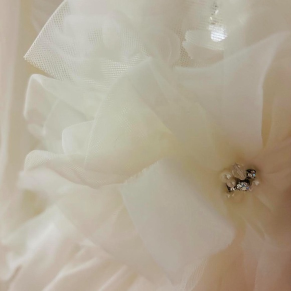 Alfred Angelo Disney Fairytale Tiana 236 Ivory Sash Wedding Dress Size 10 NWT - Picture 7 of 9